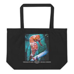 Limited Edition Eco-friendly Tote Bag: Seahorse Swing