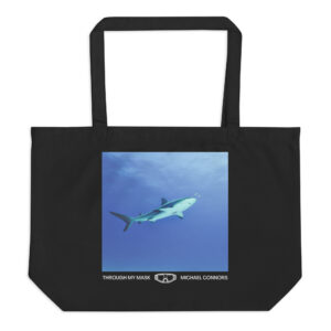 Limited Edition Eco-friendly Tote Bag: Shark Above